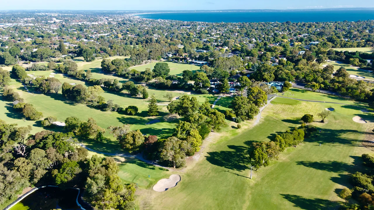 Course map of Cheltenham Golf Club