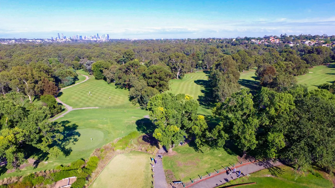 Course map of Ivanhoe Golf Course