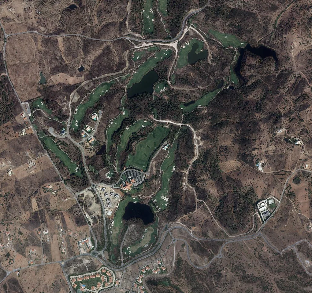 Course map of Monte Rei — North Course
