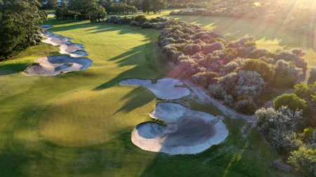 Course map of Sandy Golf Links