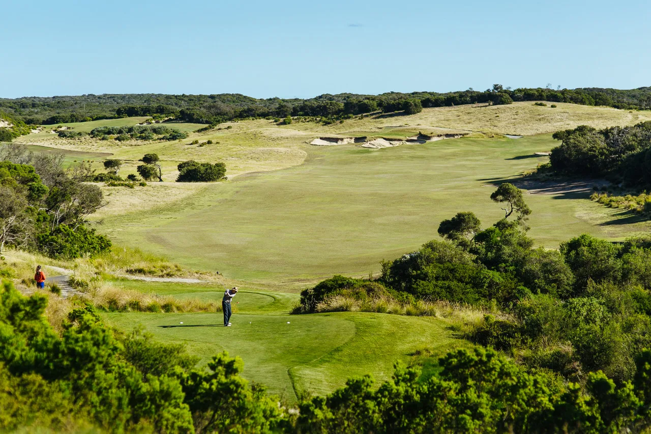 Course map of St Andrews Beach Golf Course